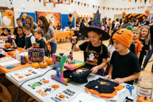 Halloween DTF Transfers for School Events and Fall Parties